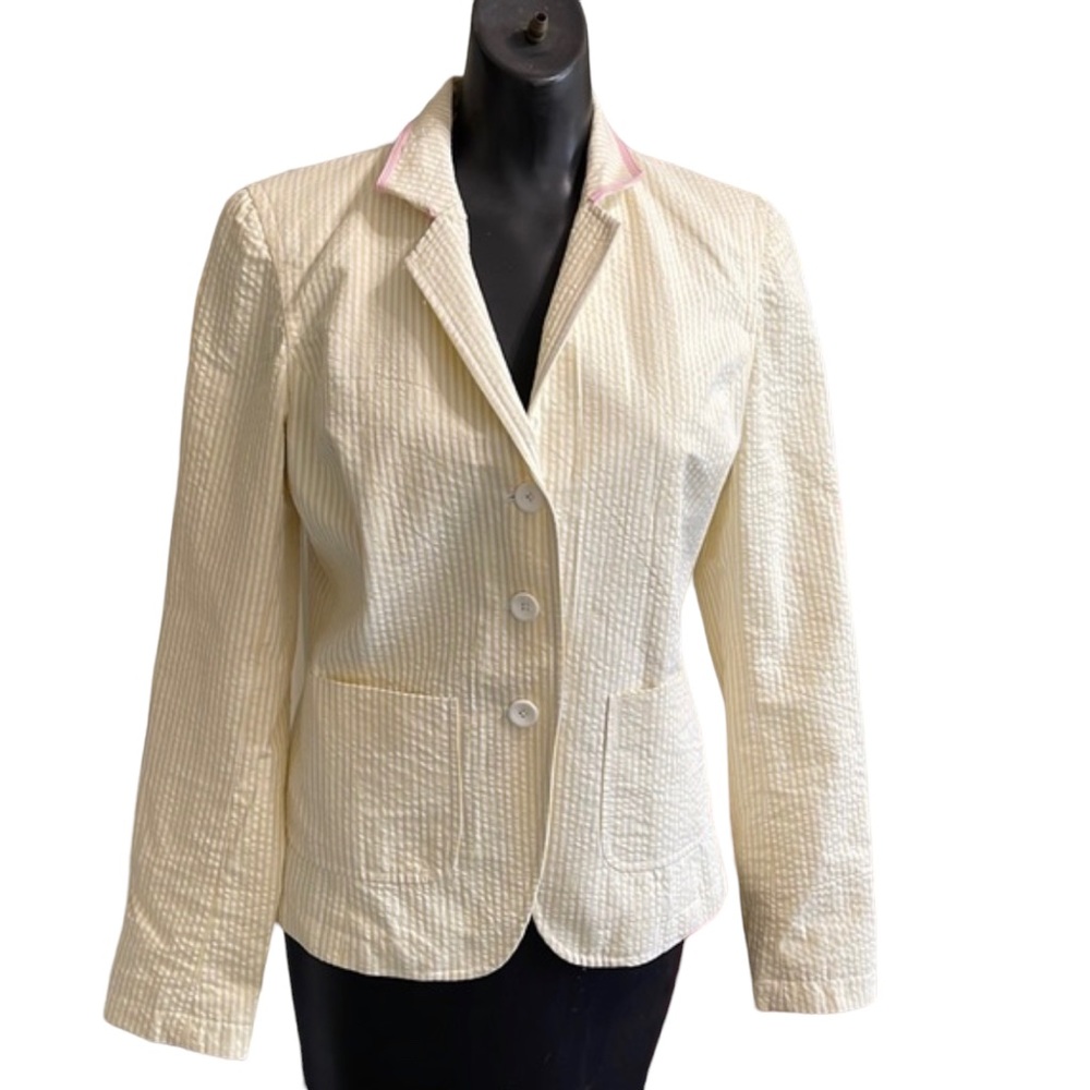 Kenar Seersucker 100% Cotton Blazer